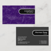 Étiquette arrondie de bord - la terre pourpre (Devant / Derrière)