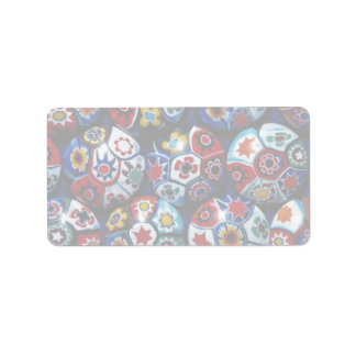 Étiquette Arrondissements multicolores