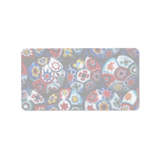 Étiquette Arrondissements multicolores (Devant)