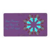 Étiquette Arrowhead Feathers Pow-wow Thunder_Cove (Devant)