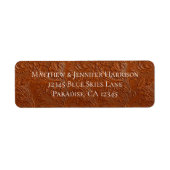 Étiquette Art Brown occidental (Devant)