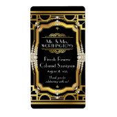 Étiquette Art déco (Devant)