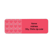 Étiquette Art Deco Clam Shells  (Devant)