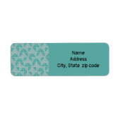 Étiquette Art Deco puzzle (Devant)