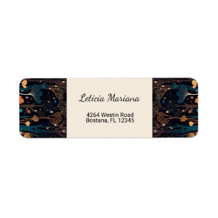 Étiquette Art d'Imaginaire Floral Spray personnalisé