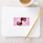 Étiquette Art fractal Gemini (En situation)