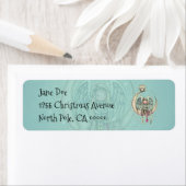 Étiquette Art illustré Twinkle Little Angel and Owl (En situation)