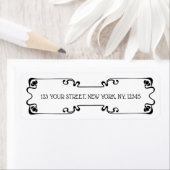 Étiquette Art Nouveau (En situation)