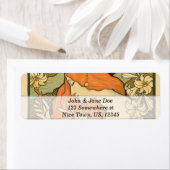 Étiquette Art Nouveau (En situation)