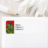 Étiquette Art populaire Chats Arbre de Noël (En situation)