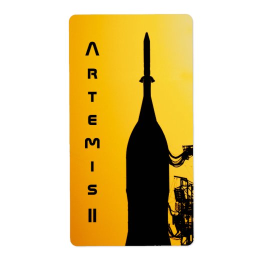 Étiquette Artemis II to Launch Pad (Devant)