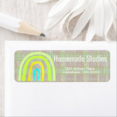 Étiquette Artisan Handmade Happiness  (En situation)