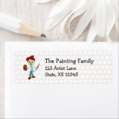 Étiquette Artiste de caricature (En situation)