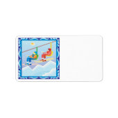 Étiquette Ascenseur ski (Devant)