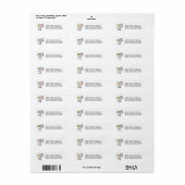 Étiquette Assistant Dentaire (Feuille entière)