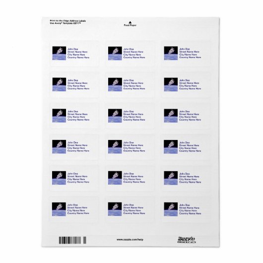 Étiquette Astronaut (Feuille entière)