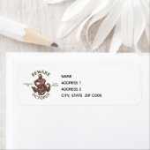 Étiquette Attention Octopus Créature Nautique Tentacle Monst (En situation)