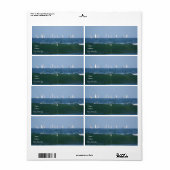 Étiquette Attraper la vague_ (Feuille entière)