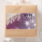 Étiquette au beurre de caisse de scintillement à é (En situation)