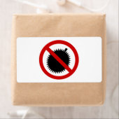 Étiquette AUCUN Fruit Tropical Durian ⚠ signe thaï ⚠ (En situation)