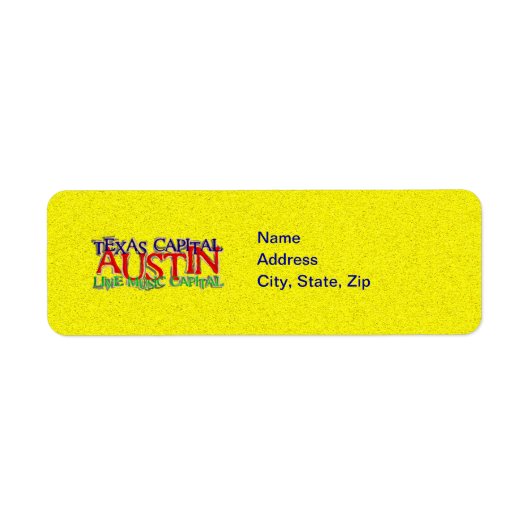 ÉTIQUETTE AUSTIN (Devant)