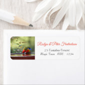 Étiquette Australian Eastern Rosella (En situation)