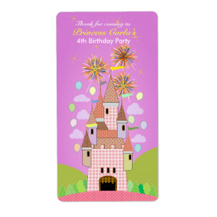 Étiquette Autocollant de Merci d'anniversaire de enfant :