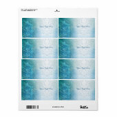 Étiquette Autocollant de papeterie mandala esprit corps  (Feuille entière)