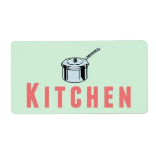 Étiquette Autocollant mobile d'étiquette de boîte de cuisi