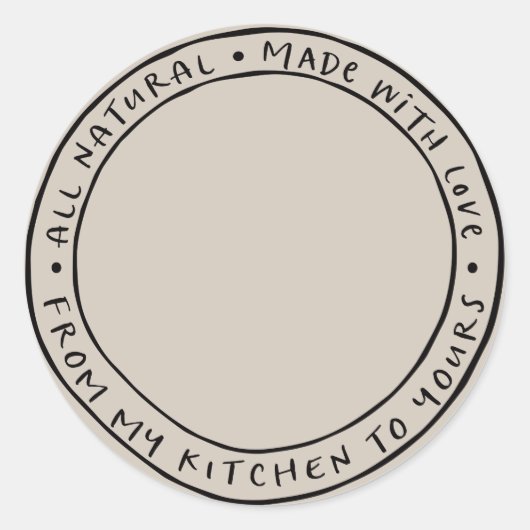 Étiquette Autocollante pour Pot / Épice Biologique (Devant)