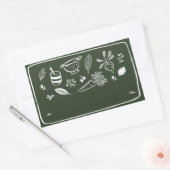 Étiquette Autocollante Vide Pot / Épice VIII (Enveloppe)