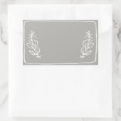 Étiquette Autocollante Vide pour Pot / Épice VII (Sac)