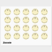 Étiquette autocollante vierge pour pot / épice (Feuille)