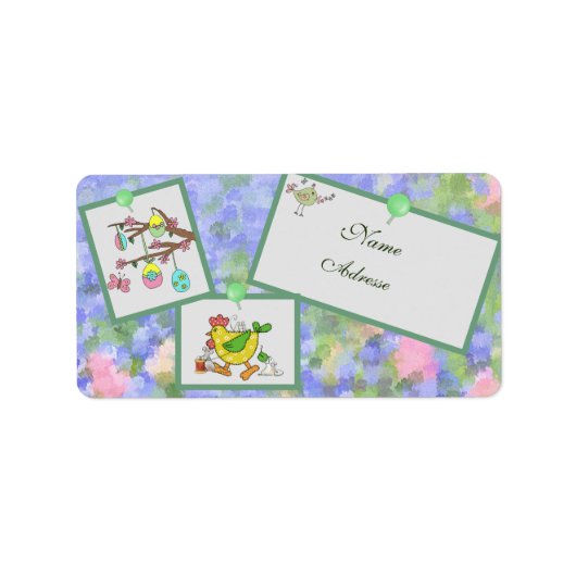 Étiquette Autocollants (Devant)