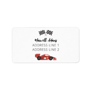 Étiquette Autocollants d'adresse de retour de voiture de cou