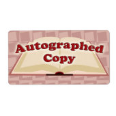 Étiquette Autographes (Devant)