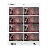 Étiquette Autographié par Author Connor (Feuille entière)