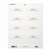 Étiquette Autographié par la plaque d'écriture de l'auteur (Feuille entière)