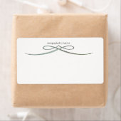 Étiquette Autographié par la plaque d'écriture de l'auteur (En situation)