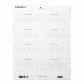 Étiquette Autographié par la plaque d'écriture de l'auteur (Feuille entière)