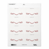 Étiquette Autographié par la plaque d'écriture de l'auteur (Feuille entière)