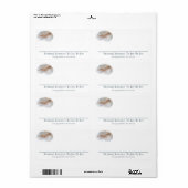 Étiquette Autographié par l'auteur - Joy Avery Melville Lab (Feuille entière)