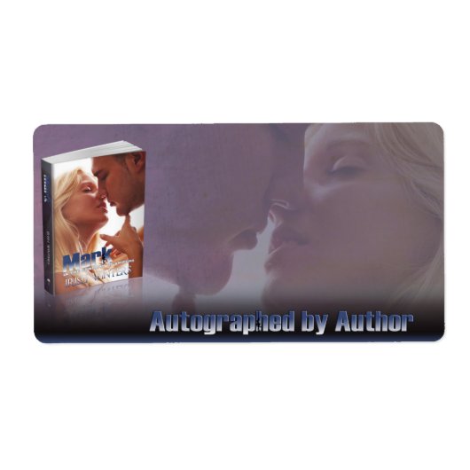 Étiquette Autographié par l'auteur pour Mark (Devant)