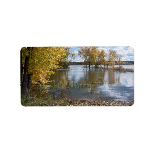 Étiquette Automne au lac Black Dog (Devant)