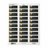 Étiquette Automne sur le sentier vers le lac Dream (Feuille entière)