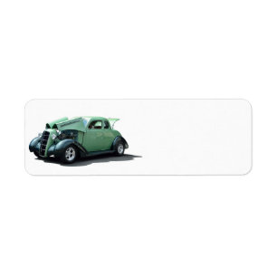 Étiquette Automobile vintage