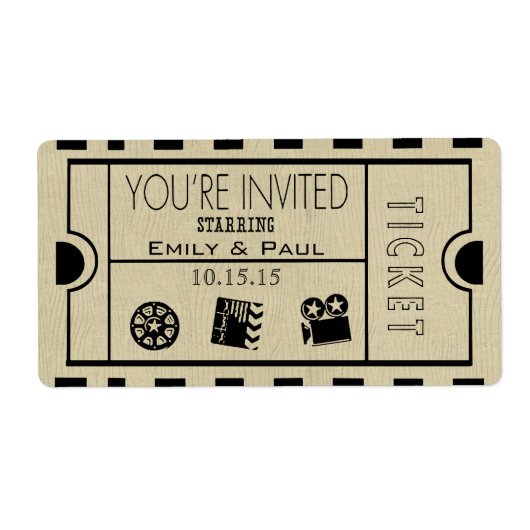 Étiquette Autoriser un enregistrement de la date (Devant)