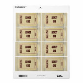 Étiquette Autoriser un enregistrement de la date (Feuille entière)