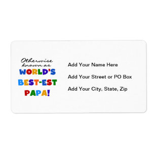 Étiquette Autres Meilleurs Tshirts et cadeaux Papa