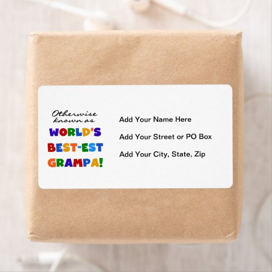 Étiquette Autres sous le nom de Meilleurs T-shirts Grampa (En situation)